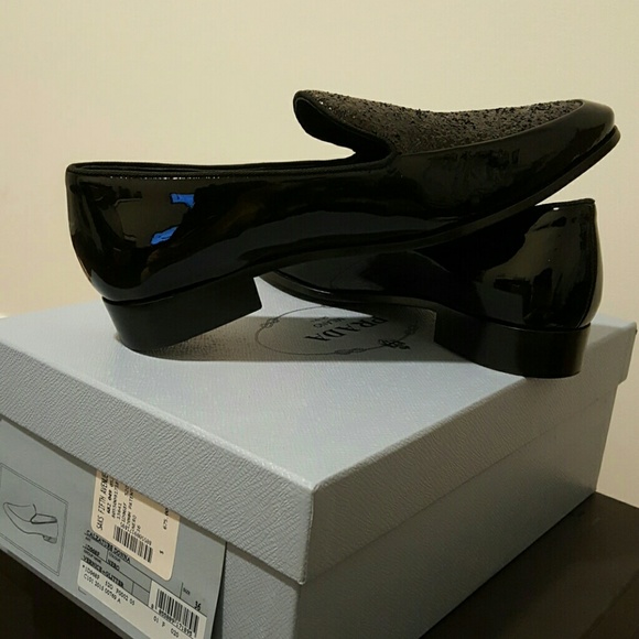 Prada -- Calzature Donna Glitter Loafers - Picture 3 of 4